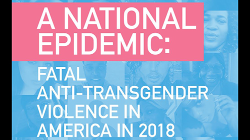 A National Epidemic, Fatal Anti-Transgender Violence, Transgender, TDOR