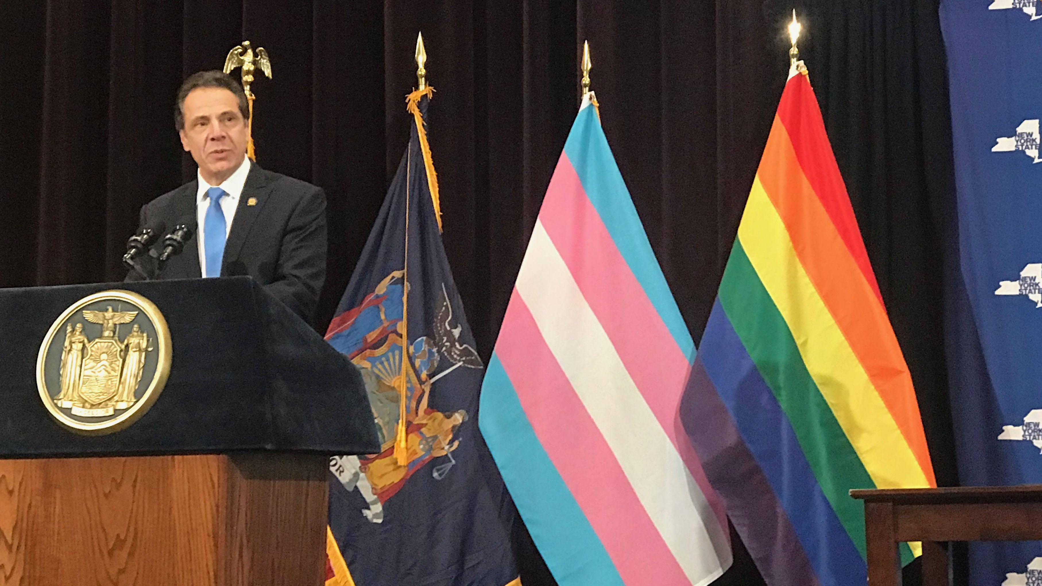 Ny Gov Cuomo Signs Historic Pro Lgbtq Laws Human Rights Campaign