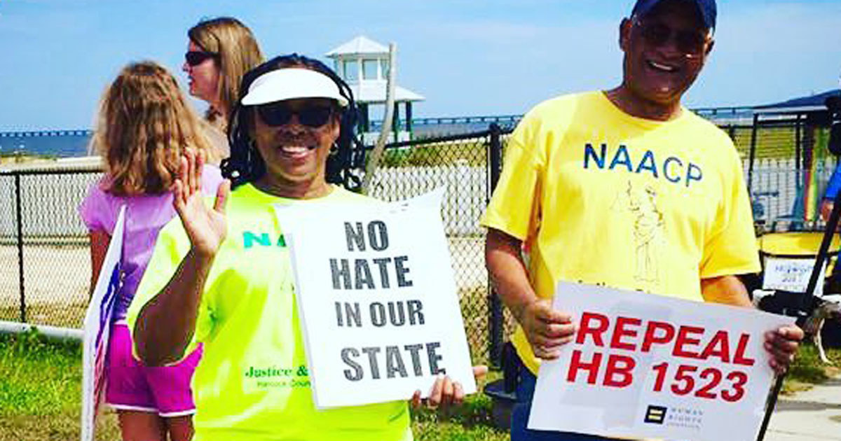 HRC Mississippi Takes Action in the Gulf Coast Human Rights Campaign