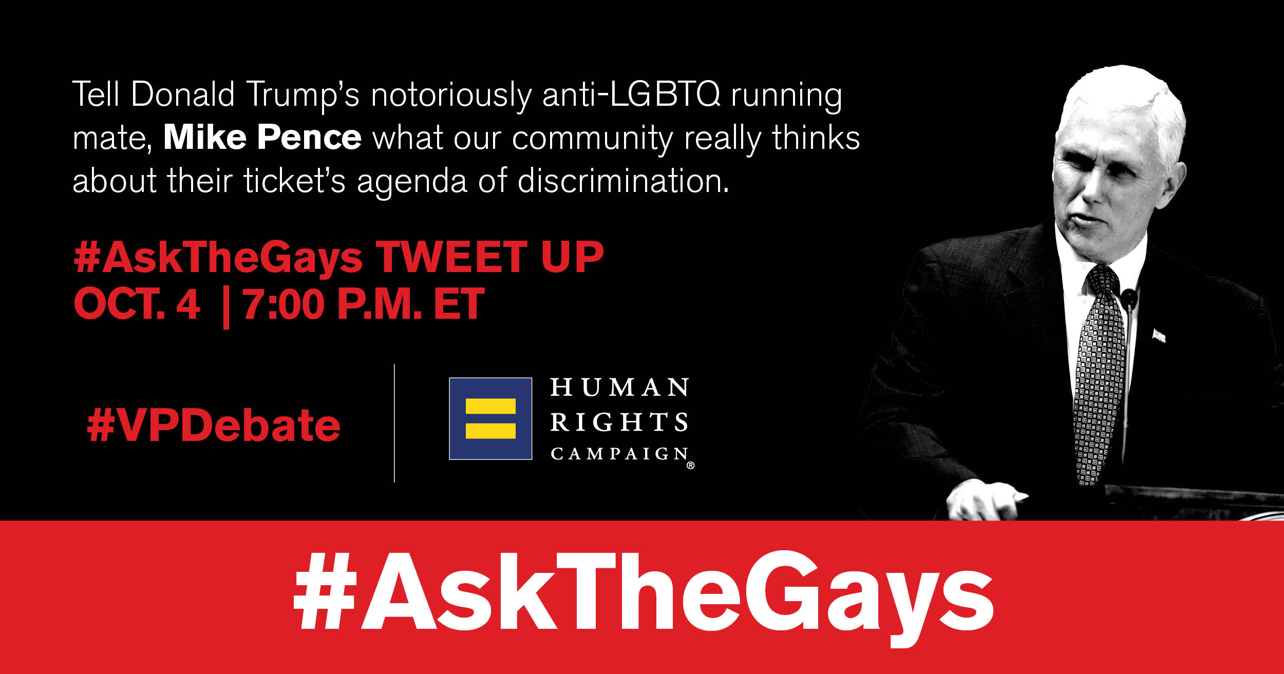 Askthegays Vp Debate Puts Lgbtq Equality Front And Center Human Rights Campaign